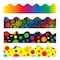 Carson Dellosa Scalloped Variety Border Set - 4 Rainbow Themed Packs 144031 - alternate 1